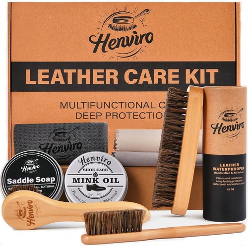 Leather care kit - leather, cleaner