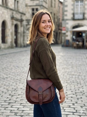 Vintage brown leather - vintage,