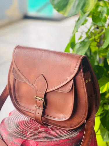 Vintage saddle bag genuine - vintage,
