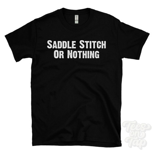 Saddle stitch nothing - saddle,