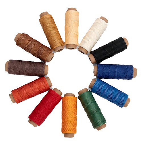 Waxed thread 65mm flat - thread, 0.35-0.65mm
