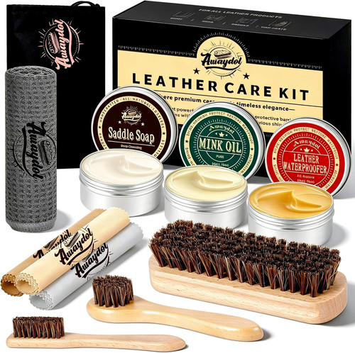Leather care kit 11pc - care,