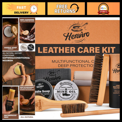 Leather boot care - boot, mink