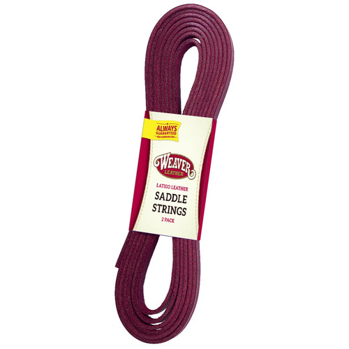 Weaver leather burgundy - leather, latigo