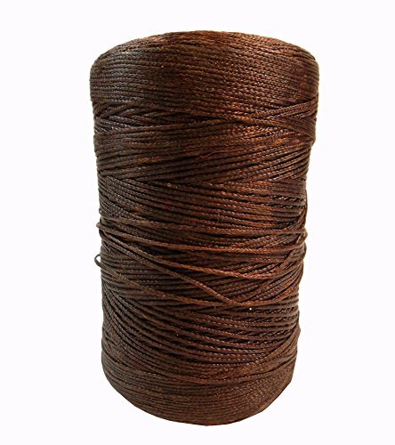 Waxed polyester thread leather - polyester,