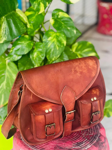 Vintage saddle bag genuine - vintage,