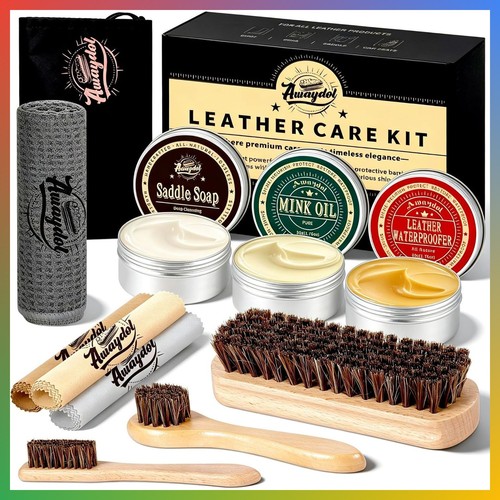 Leather care kit 11pc - care,