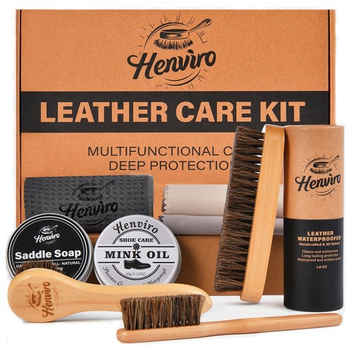 Leather boot care - boot, kit