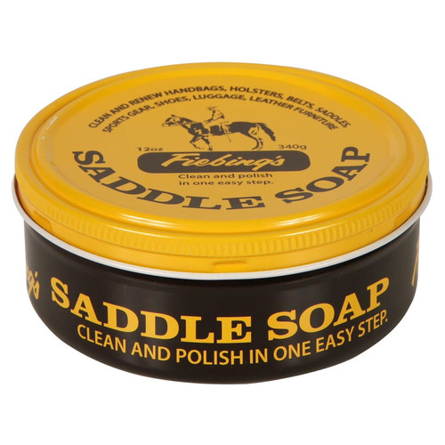 Yellow saddle soap cleans - yellow,