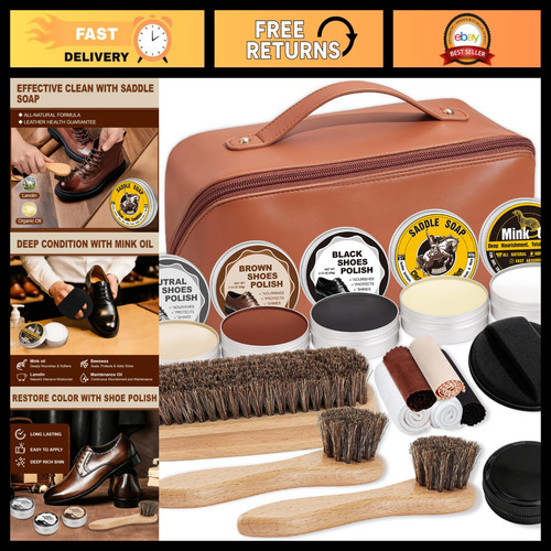 Shoe shine kit - shine,